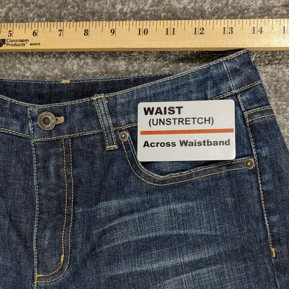 Talbots Straight Leg Jeans Women Size 6 Petites Stretch Inseam 29" Mid-Rise - Picture 8 of 10